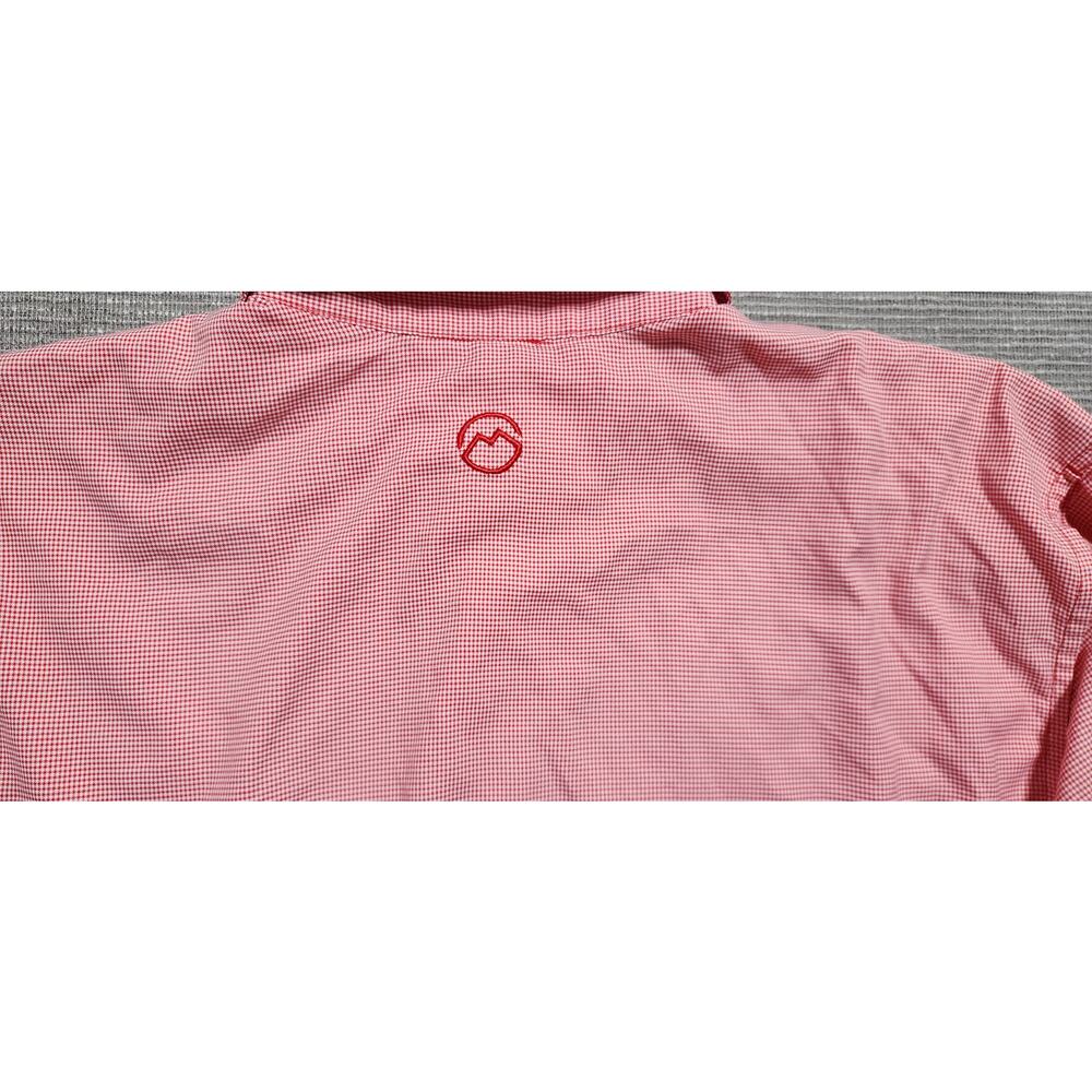 Magellan‎ Outdoors Men’s Fishing Shirt Long Sleeve Button Front Red White Small - Picture 11 of 12